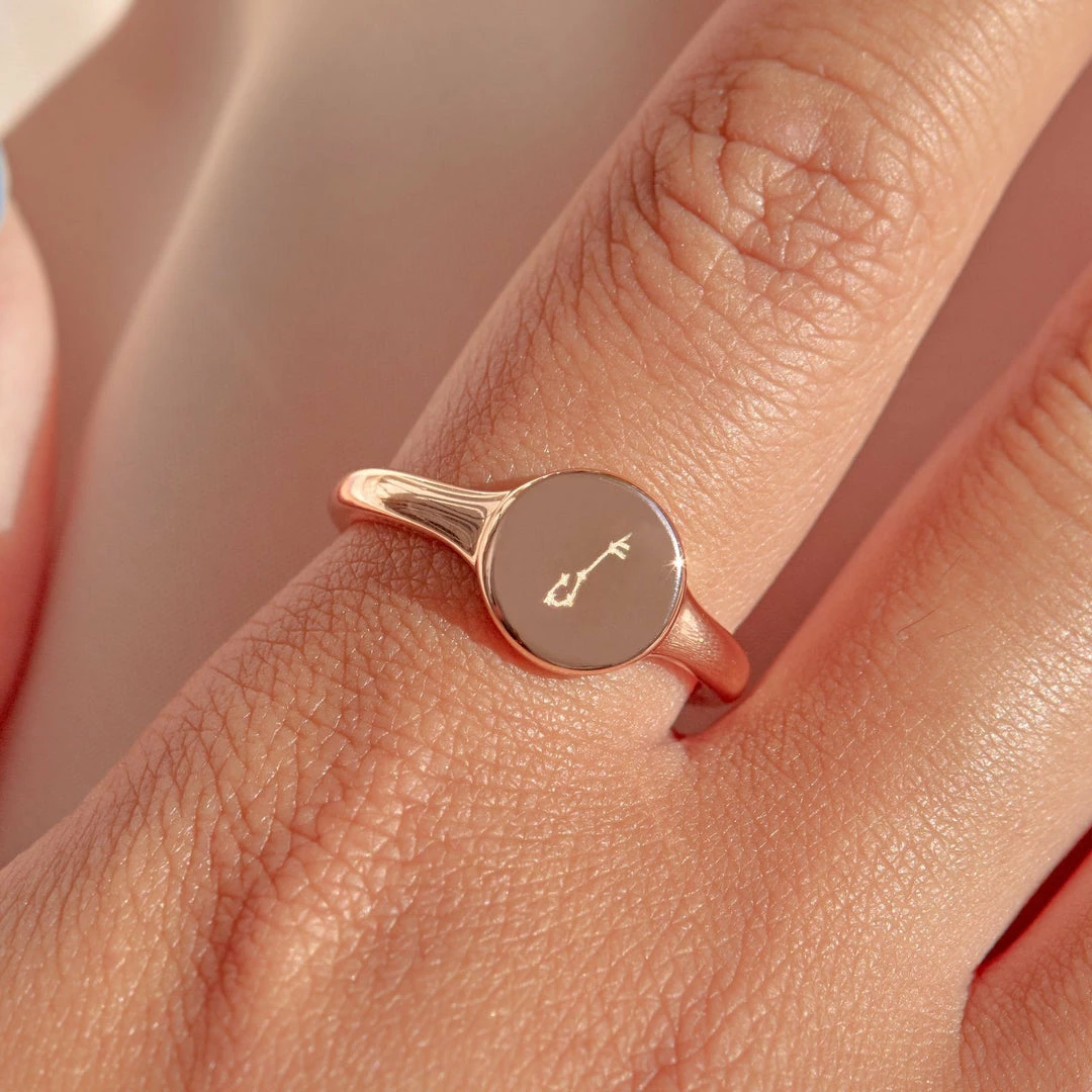 Buy 🎁 Pura Vida Bracelets Engravable Signet Ring Trending On TikTok ⭐ 15 Pura Vida Bracelets Engravable Signet Ring Trending On TikTok