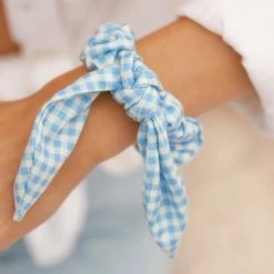 Pura Vida Bracelets Best Sellers Gingham Scrunchie Bow