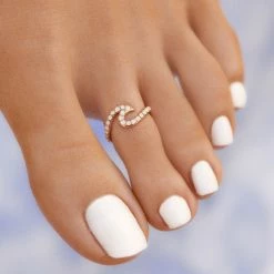 Pura Vida Bracelets Best Sellers Stone Wave Toe Ring