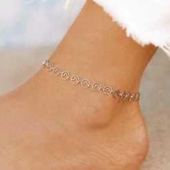 Pura Vida Bracelets Mini Wave Chain Anklet Best Sellers