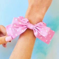 Cheapest ❤️ Disney Collection Disney Minnie Mouse Bow Scrunchie 🥰 9 Disney Collection Disney Minnie Mouse Bow Scrunchie
