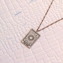 Pura Vida Bracelets Tarot Card Pendant Necklace Trending On TikTok