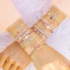 Disney Collection Disney Daisy Duck Multi Charm Bracelet