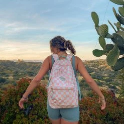 Best Pirce π Pura Vida Bracelets Pink Checkered Classic π Backpack β¨ 14 Pura Vida Bracelets Pink Checkered Classic Backpack