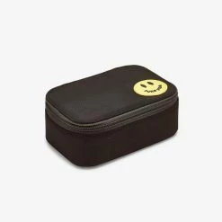 Pura Vida Bracelets Black Smiley Face Jewelry Case