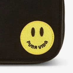 Pura Vida Bracelets Black Smiley Face Jewelry Case