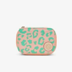 Pura Vida Bracelets Pastel Cheetah Jewelry Case