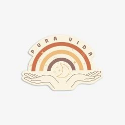 Pura Vida Bracelets Giving Rainbows Sticker