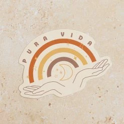 Pura Vida Bracelets Giving Rainbows Sticker