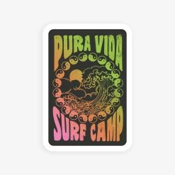 Pura Vida Bracelets Surf Camp Sticker Best Sellers