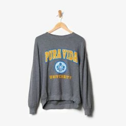Pura Vida Bracelets Trending On TikTok PV University Oversized Crew Fleece