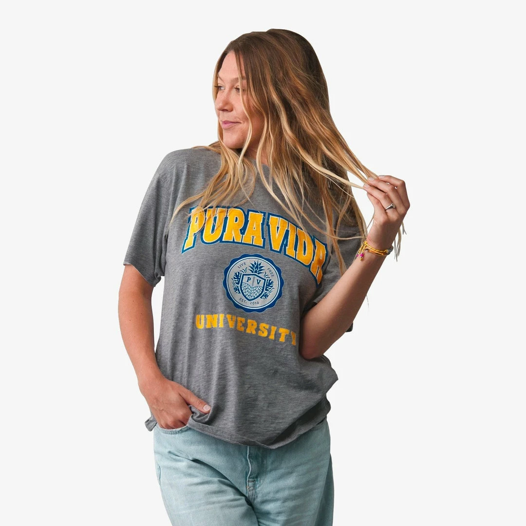 Outlet π Pura Vida Bracelets PV University Tee Trending On TikTok β€οΈ 3 Pura Vida Bracelets PV University Tee Trending On TikTok