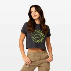 Pura Vida Bracelets Best Sellers PV Wave Logo Crop Tee