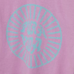 Pura Vida Bracelets PV Sun Logo Crop Tee Clothing