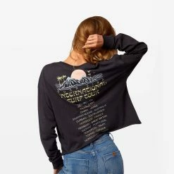 Pura Vida Bracelets Trending On TikTok International Surf Tour Long Sleeve Boxy Tee