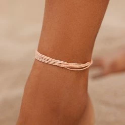 Pura Vida Bracelets Solid Original Anklet Trending On TikTok