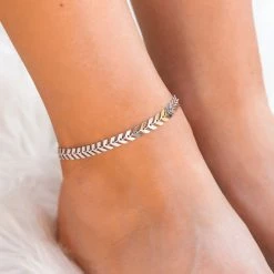 Pura Vida Bracelets Best Sellers Chevron Chain Anklet