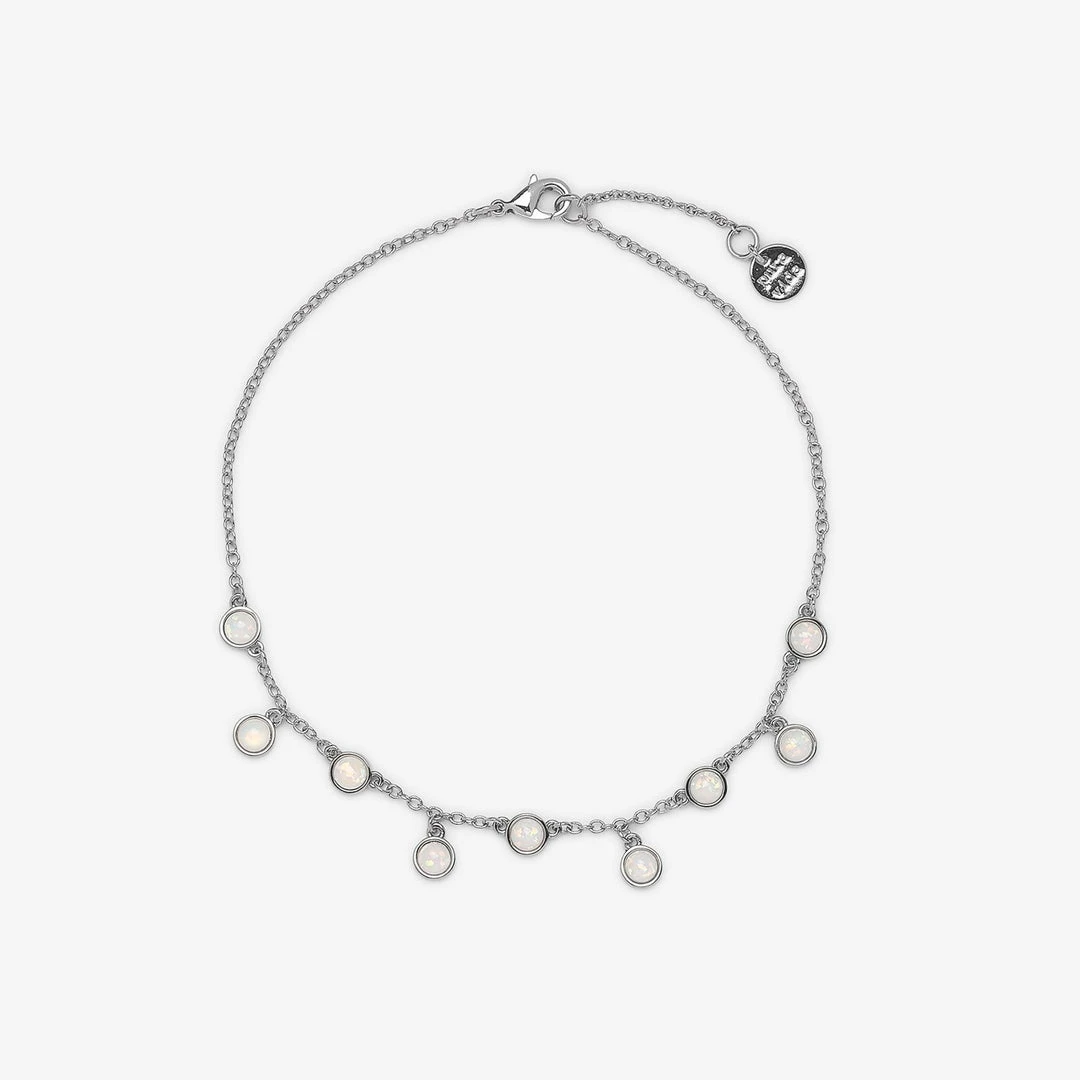 Top 10 π Pura Vida Bracelets Delicate Opal Chain Anklet π 3 Pura Vida Bracelets Delicate Opal Chain Anklet