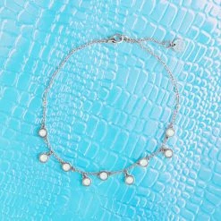 Top 10 π Pura Vida Bracelets Delicate Opal Chain Anklet π 7 Pura Vida Bracelets Delicate Opal Chain Anklet