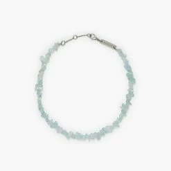 Pura Vida Bracelets Aquamarine Ocean Conservation Anklet Best Sellers