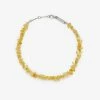 Pura Vida Bracelets Citrine Gemstone Chip Anklet Best Sellers