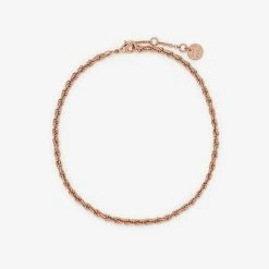Pura Vida Bracelets Twisted Rope Chain Anklet Best Sellers