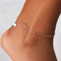 Pura Vida Bracelets Best Sellers Double Chain Anklet