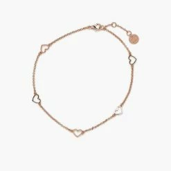 Pura Vida Bracelets Best Sellers Dainty Hearts Anklet