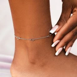 Brand new 👍 Pura Vida Bracelets Best Sellers Dainty Hearts Anklet ✨ 15 Pura Vida Bracelets Best Sellers Dainty Hearts Anklet