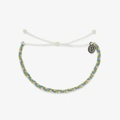 Pura Vida Mental Health Awareness Mini Braid Bracelet