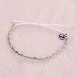 Pura Vida Mental Health Awareness Mini Braid Bracelet