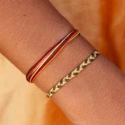 Pura Vida Bracelets Rise Against Hunger Mini Braided Bracelet Men's