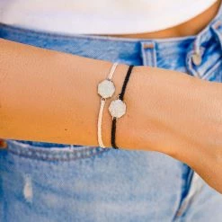 Pura Vida Bracelets Best Sellers Rainbow Geode Charm Bracelet