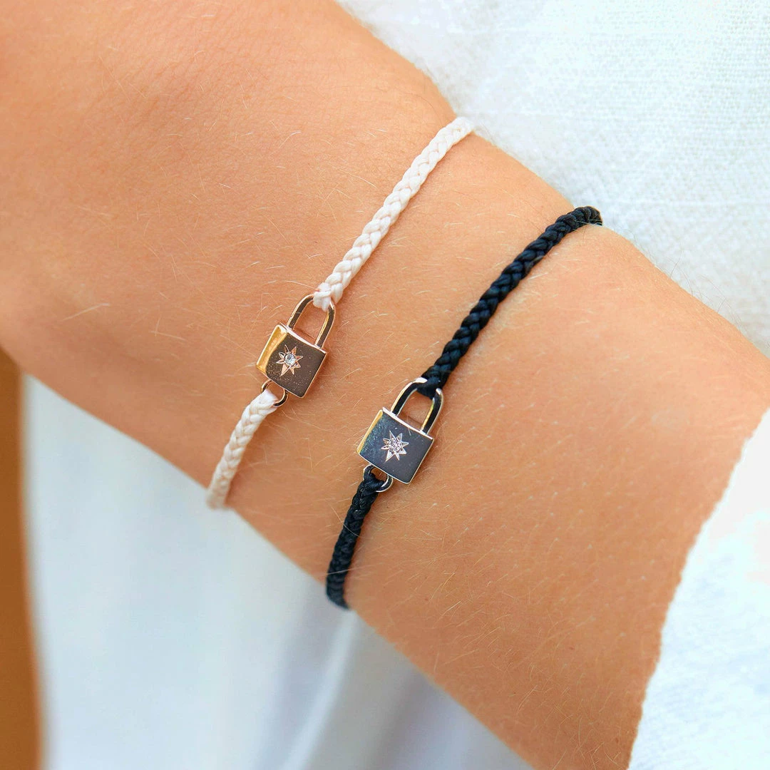 Outlet ✨ Pura Vida Bracelets Lock Charm Bracelet 🥰 5 Pura Vida Bracelets Lock Charm Bracelet