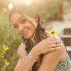 Pura Vida Bracelets Collaborations Sandy Blue Woven Seed Bead