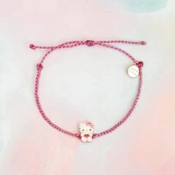 Sanrio Hello Kitty Enamel Charm Bracelet