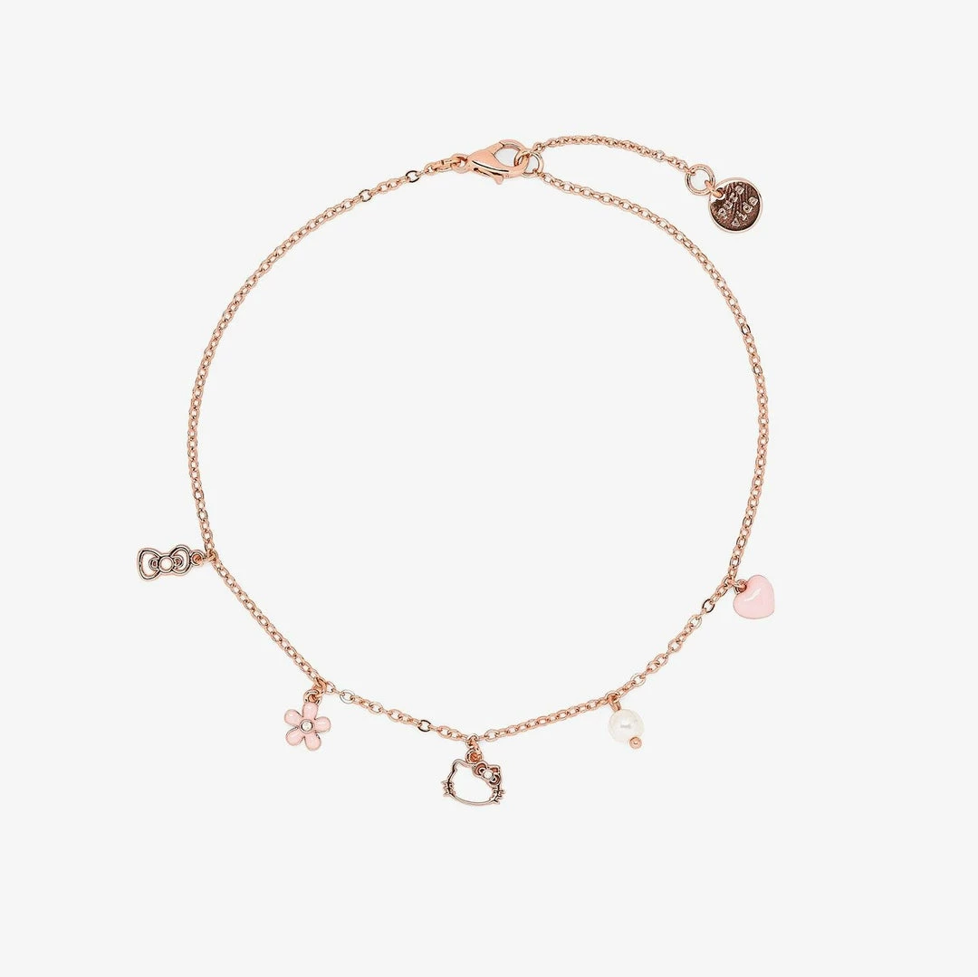 Top 10 π₯ Sanrio Hello Kitty Charms Chain Anklet 𧨠3 Sanrio Hello Kitty Charms Chain Anklet