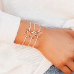 Sanrio Best Sellers Hello Kitty Delicate Opal Charm Bracelet