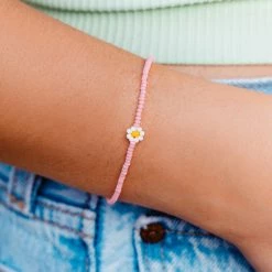 Pura Vida Bracelets Spring Daisy Seed Bead Bracelet Best Sellers