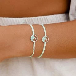 Pura Vida Bracelets Best Sellers Opaque Resin Wave Charm Bracelet