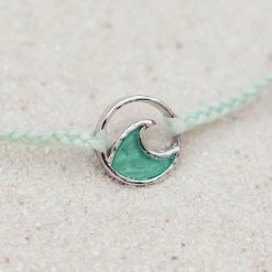 Pura Vida Bracelets Best Sellers Opaque Resin Wave Charm Bracelet