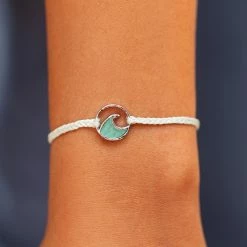 Pura Vida Bracelets Best Sellers Opaque Resin Wave Charm Bracelet