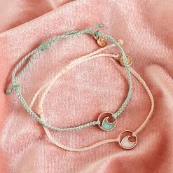 Pura Vida Bracelets Best Sellers Opaque Resin Wave Charm Bracelet