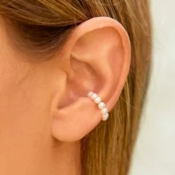 Pura Vida Bracelets Bitty Pearl Ear Cuff