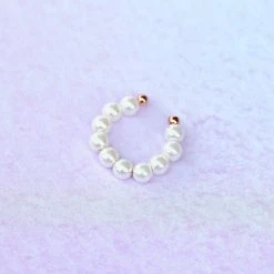 Pura Vida Bracelets Bitty Pearl Ear Cuff