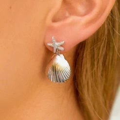 Pura Vida Bracelets Starfish Dangle Earrings