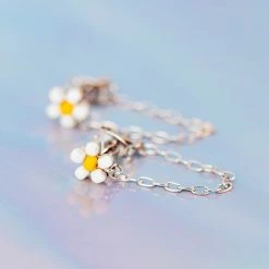 Pura Vida Bracelets Best Sellers Daisy Seed Bead Chain Wrap Earrings