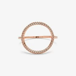 Pura Vida Bracelets Pave Open Circle Ring Best Sellers