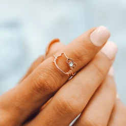 Sanrio Hello Kitty Delicate Opal Ring