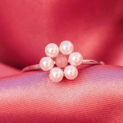 Pura Vida Bracelets Best Sellers Bitty Pearl Flower Ring